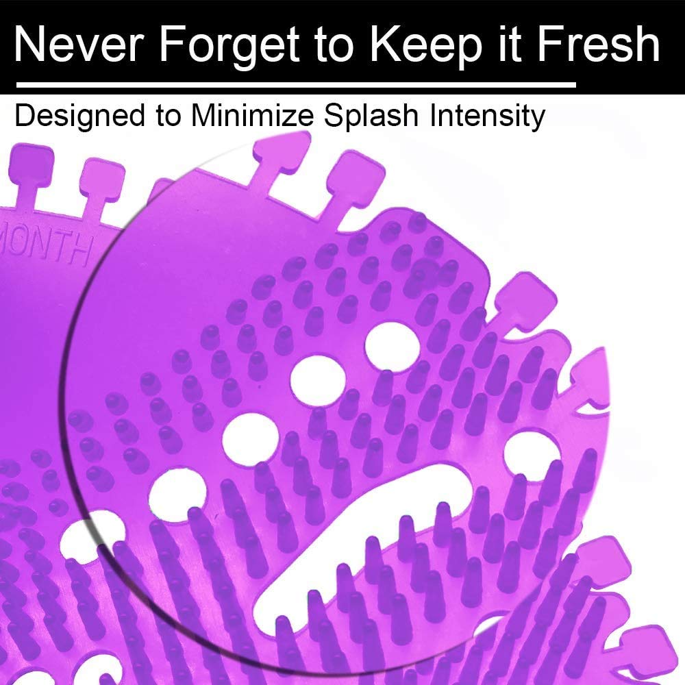 Urinal mat with anti-splash design. Urinal mat with anti-splash design.